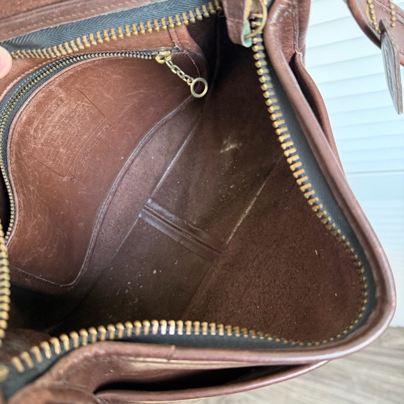 Vintage Coach Patricia Legacy Shoulder Bag Brown Flap 9951 - Picture 10 of 12